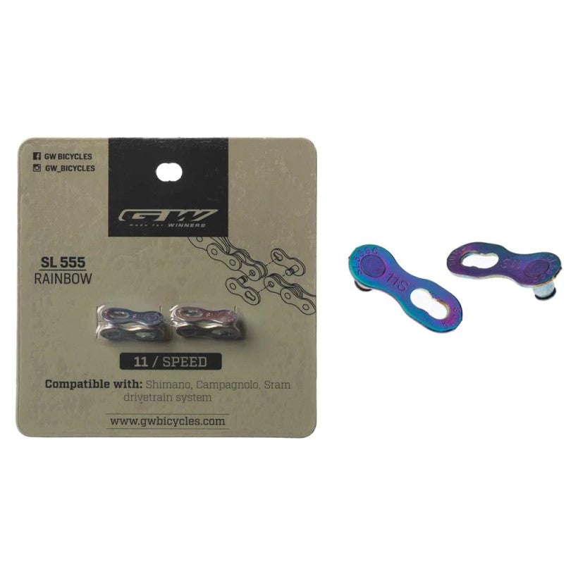 CONECTOR CADENA GW SL 555 RAINBOW 11 SPEED