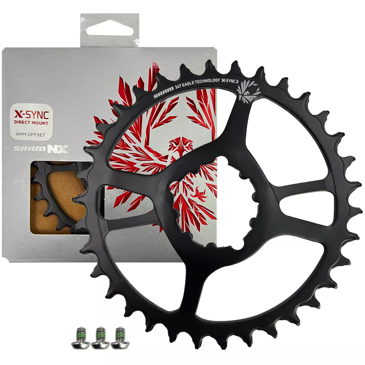 PLATO SRAM NX 34T 6MM OFFSET