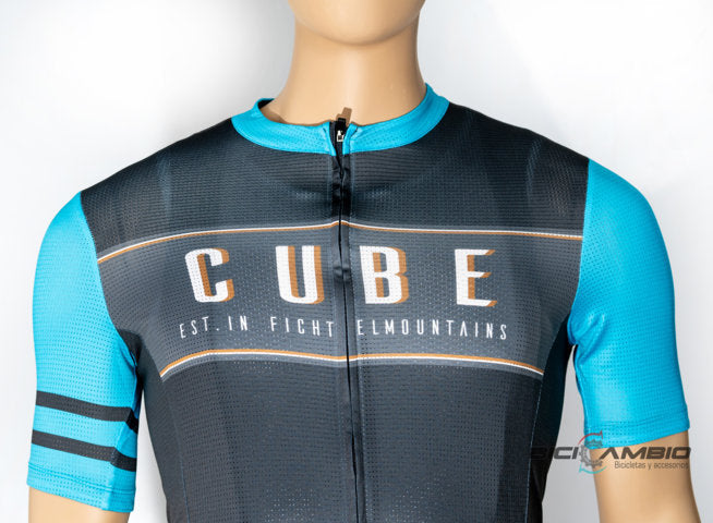 JERSEY CUBE BLACKLINE GRIS-AZUL